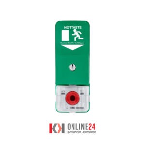 Esco-GEZE-TZ-320-SN-AP-Türzentrale-mit-Rahmen-KS-gruen