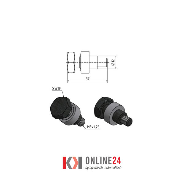 Nachfertigung-DORMA-ES-60-Rollenhalter-00079-21